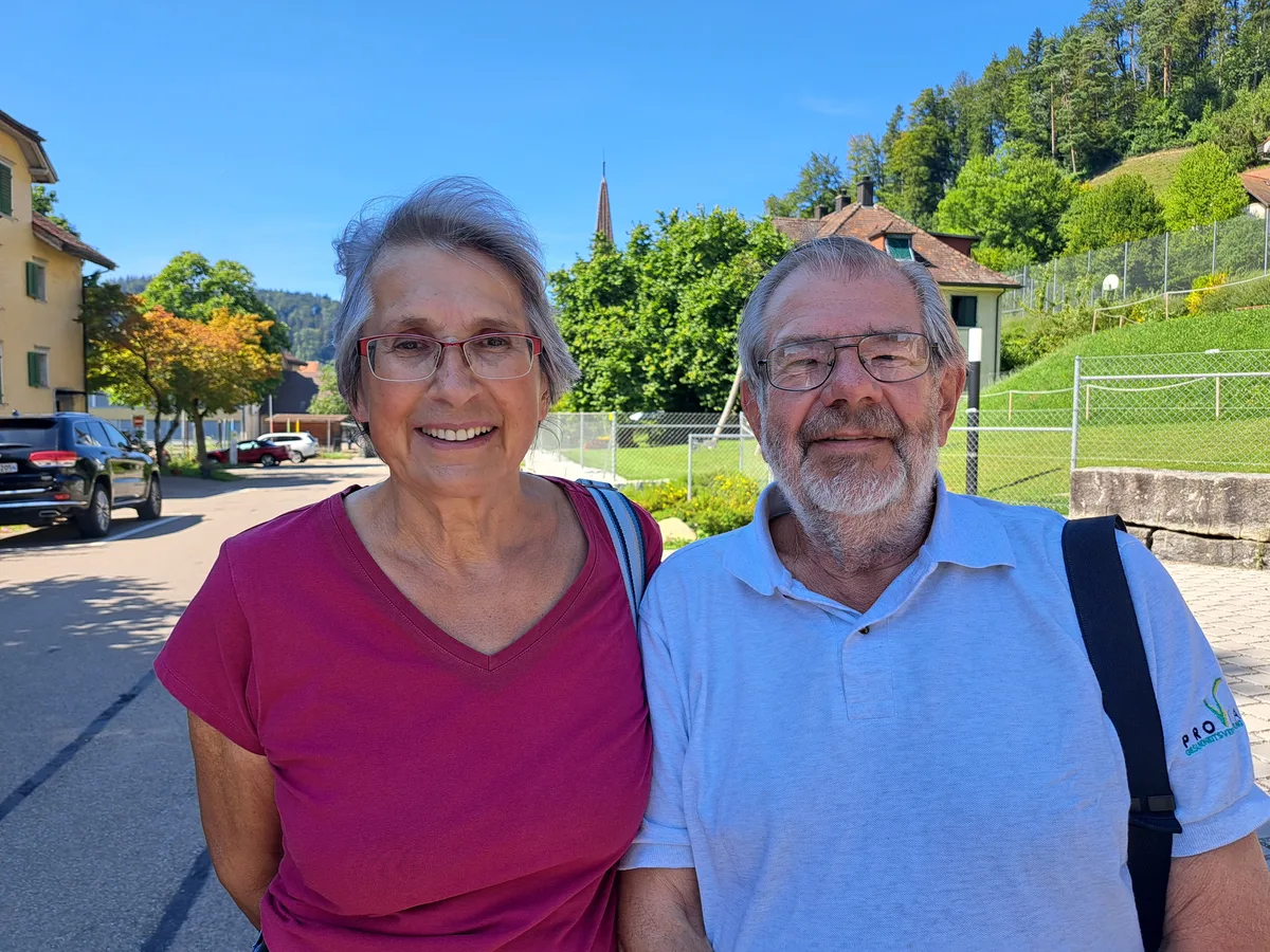 Porträt von Kurt und Yvonne Rusterholz